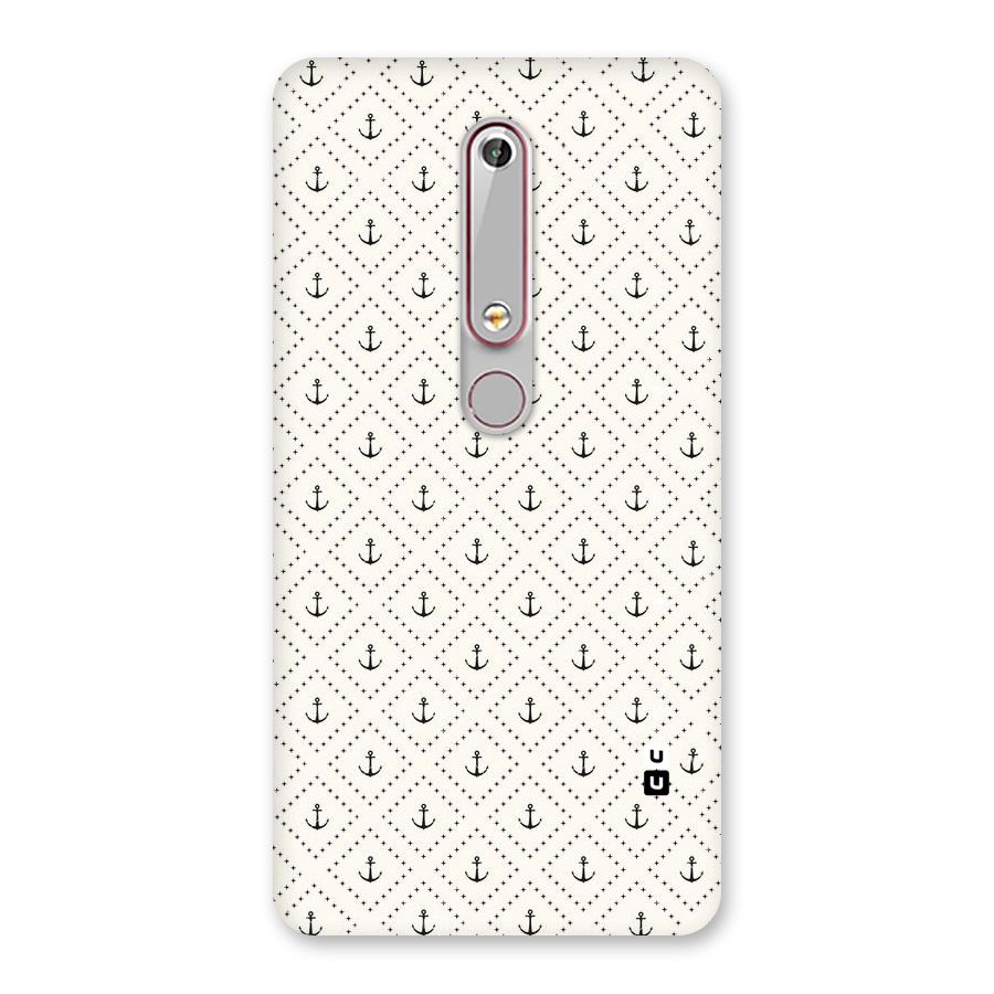 Diamond Anchor Design Back Case for Nokia 6.1