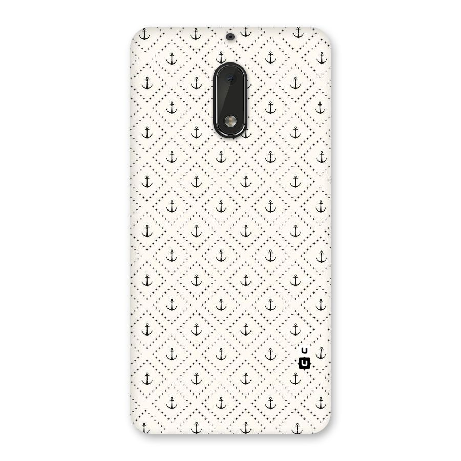 Diamond Anchor Design Back Case for Nokia 6