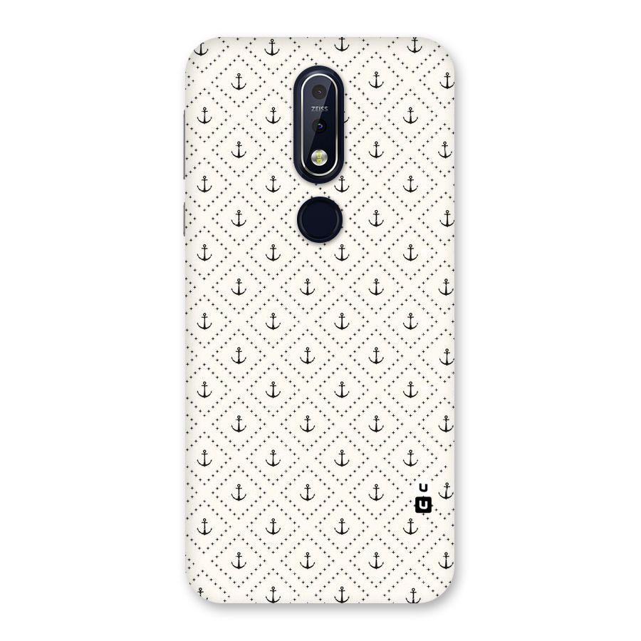 Diamond Anchor Design Back Case for Nokia 7.1