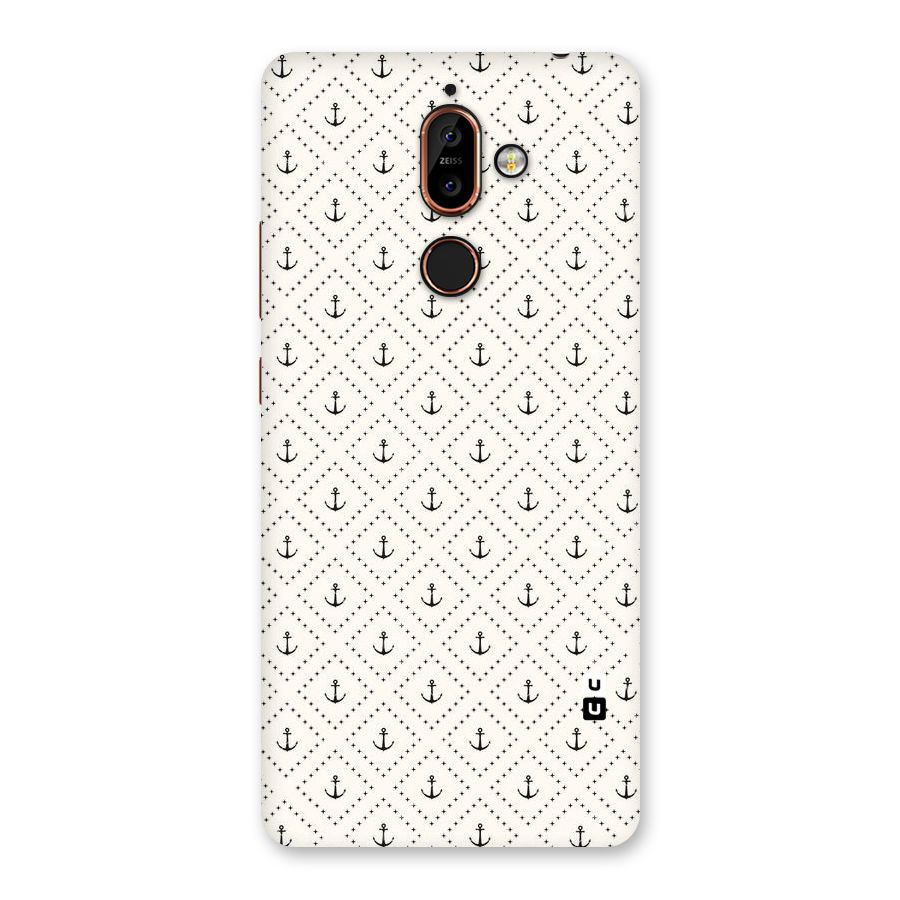 Diamond Anchor Design Back Case for Nokia 7 Plus