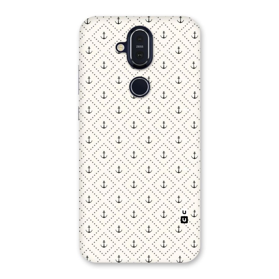 Diamond Anchor Design Back Case for Nokia 8.1
