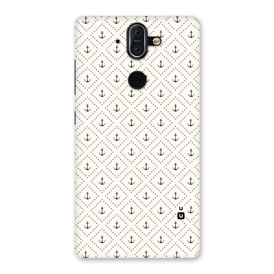 Diamond Anchor Design Back Case for Nokia 8 Sirocco