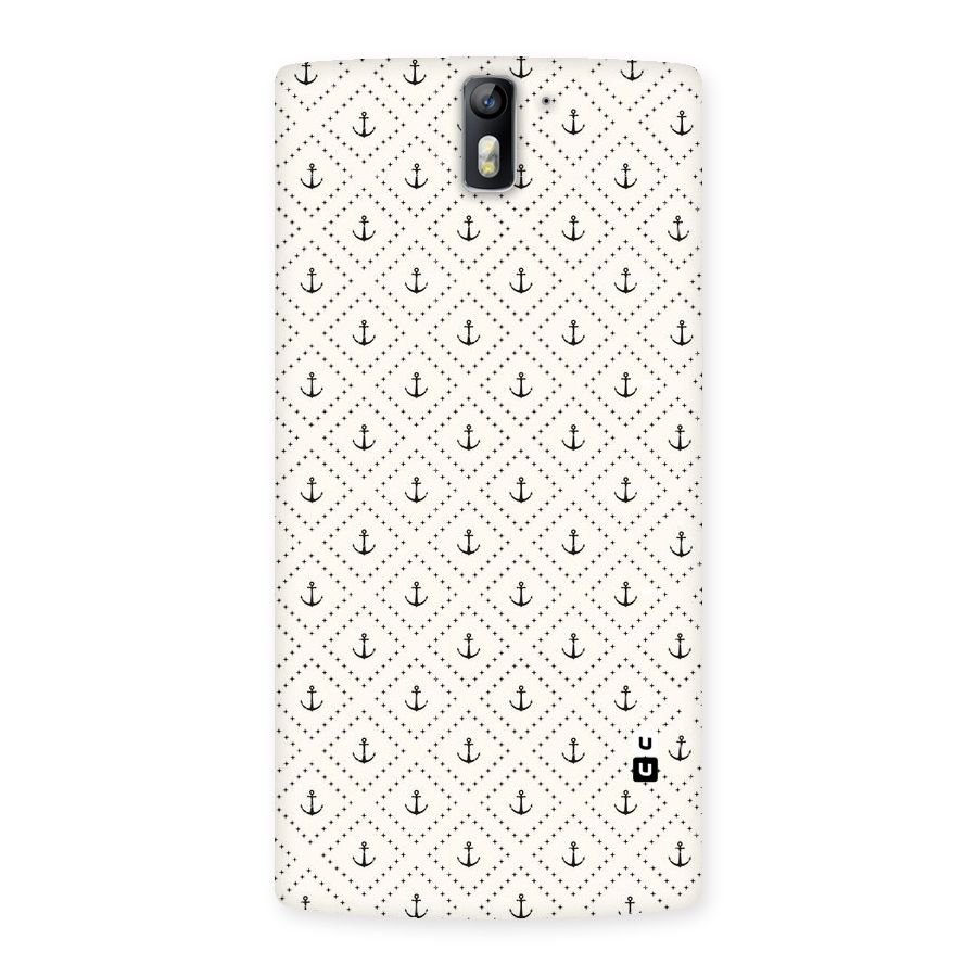 Diamond Anchor Design Back Case for One Plus One