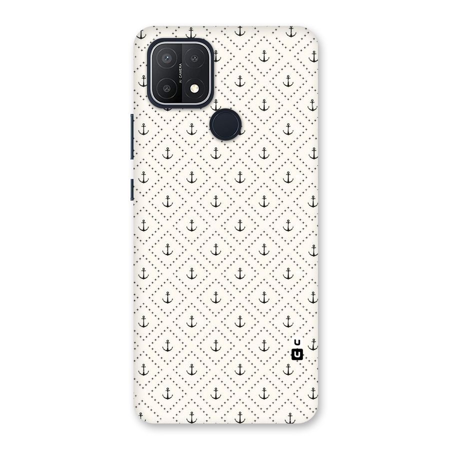 Diamond Anchor Design Back Case for Oppo A15