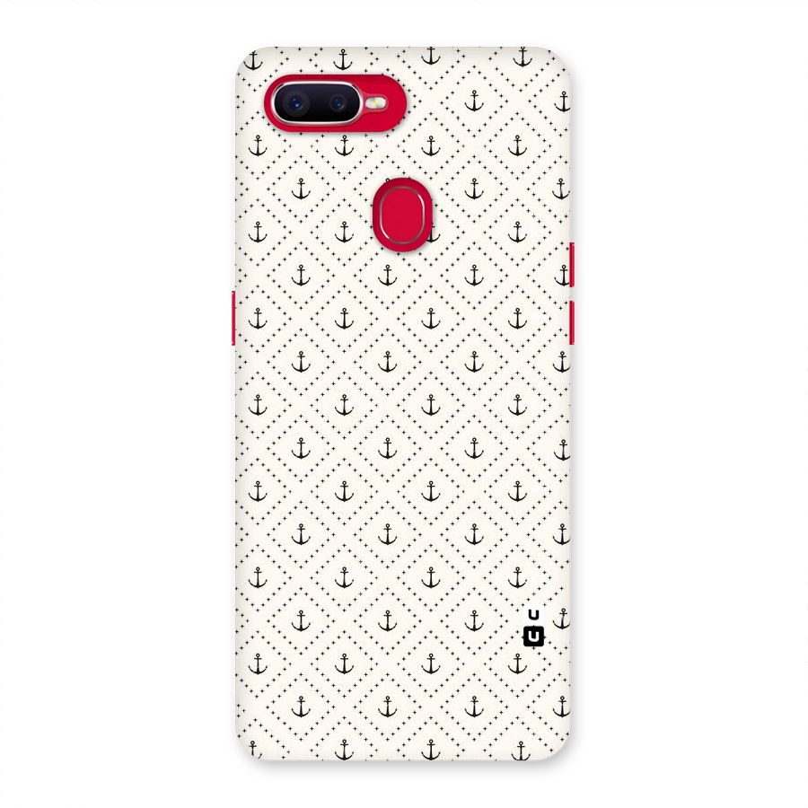 Diamond Anchor Design Back Case for Oppo F9 Pro