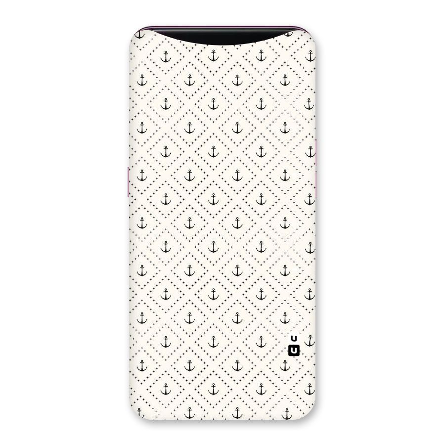 Diamond Anchor Design Back Case for Oppo Find X