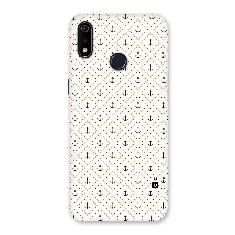 Diamond Anchor Design Back Case for Realme 3i