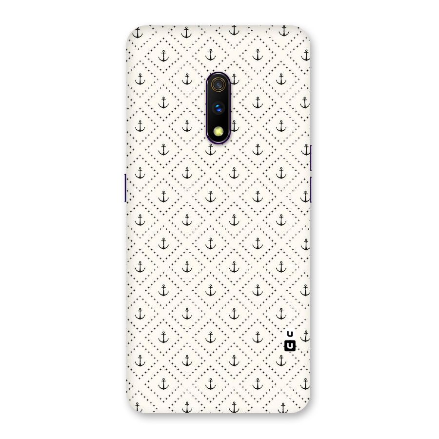 Diamond Anchor Design Back Case for Realme X