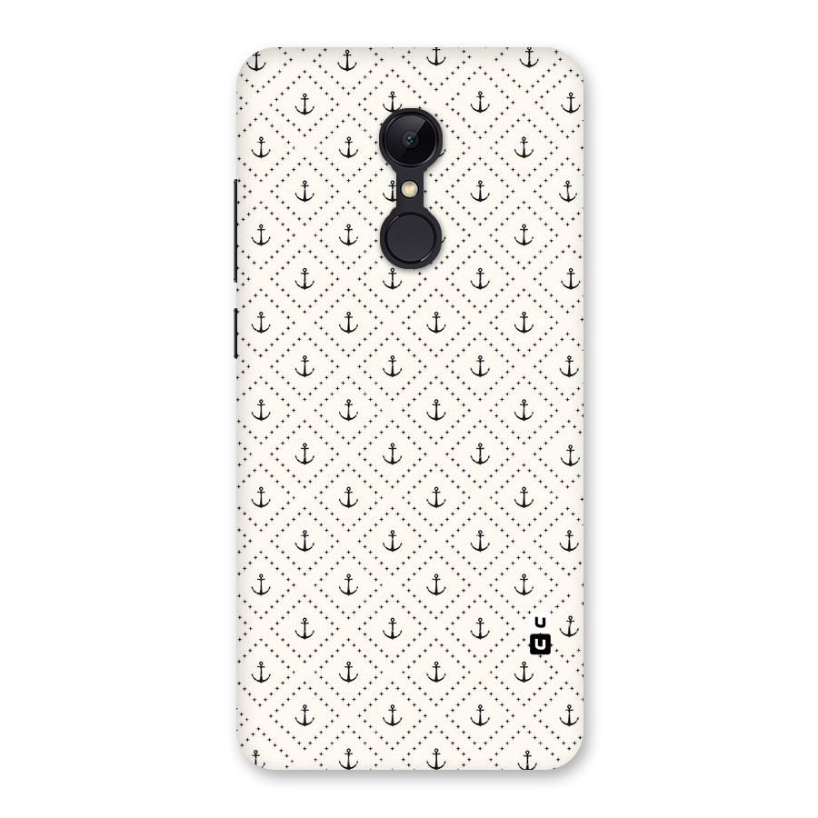 Diamond Anchor Design Back Case for Redmi 5