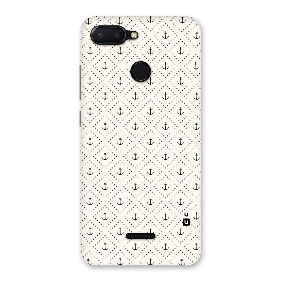Diamond Anchor Design Back Case for Redmi 6