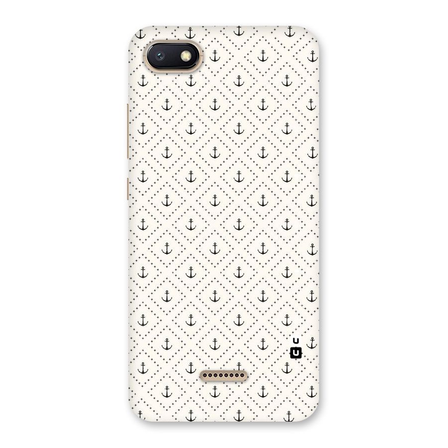 Diamond Anchor Design Back Case for Redmi 6A