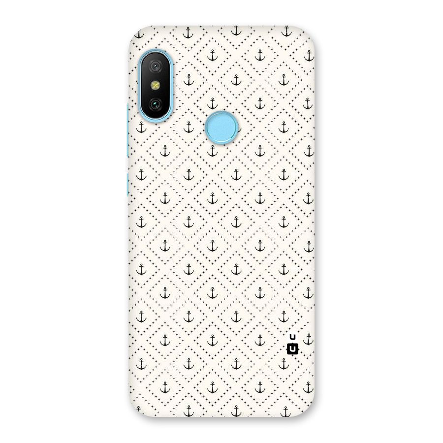 Diamond Anchor Design Back Case for Redmi 6 Pro