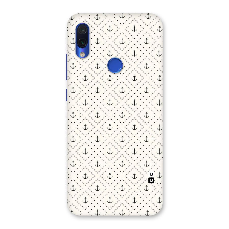 Diamond Anchor Design Back Case for Redmi Note 7