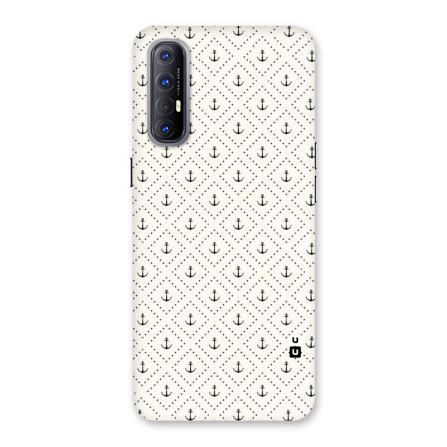 Diamond Anchor Design Back Case for Reno3 Pro