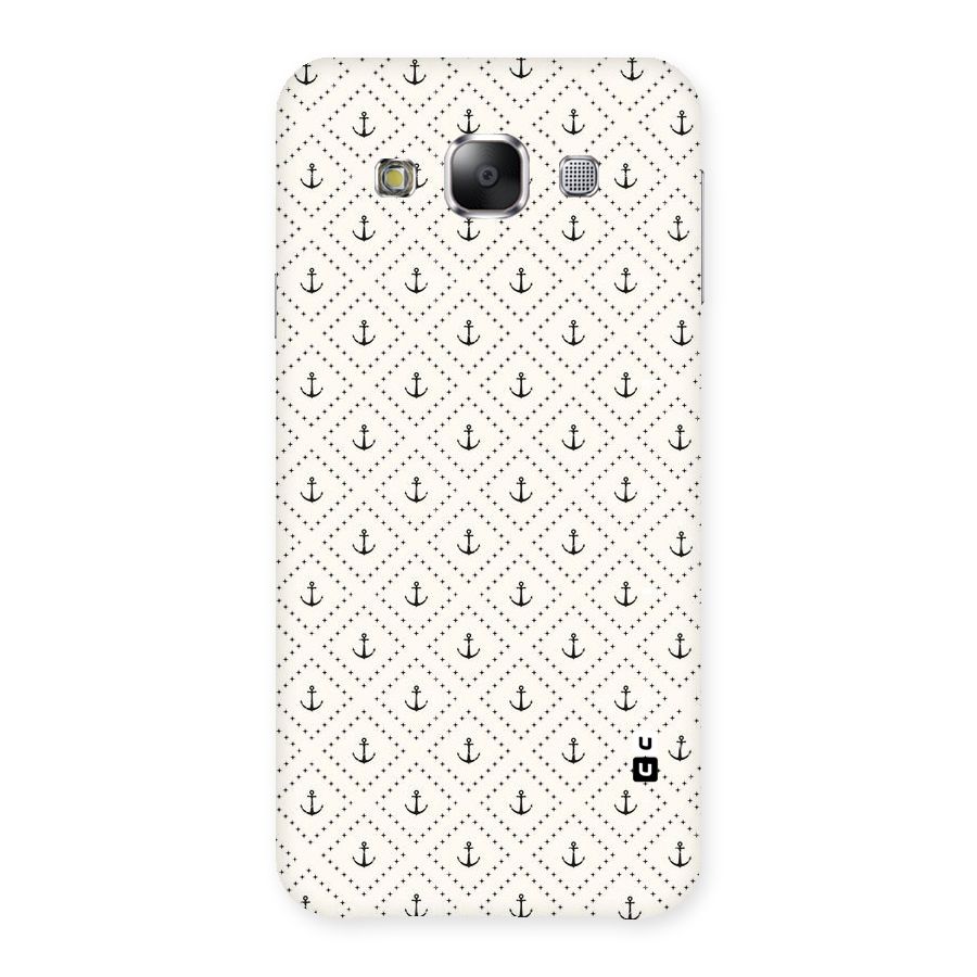 Diamond Anchor Design Back Case for Samsung Galaxy E5