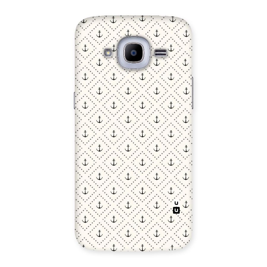 Diamond Anchor Design Back Case for Samsung Galaxy J2 Pro