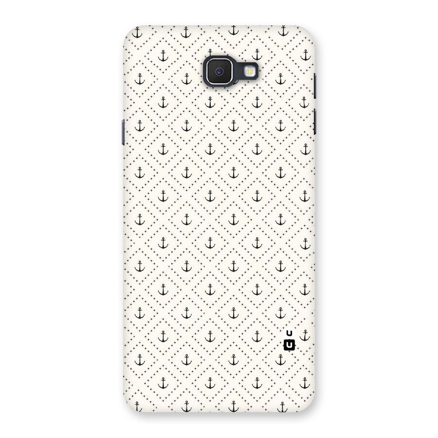 Diamond Anchor Design Back Case for Samsung Galaxy J7 Prime