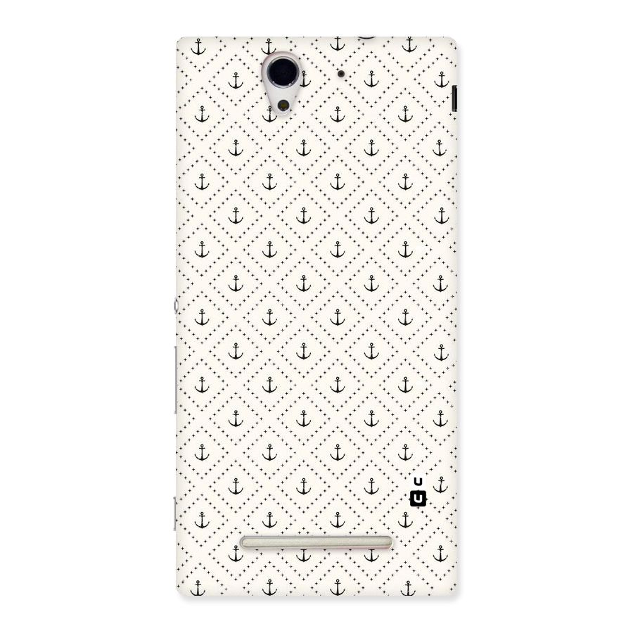 Diamond Anchor Design Back Case for Sony Xperia C3