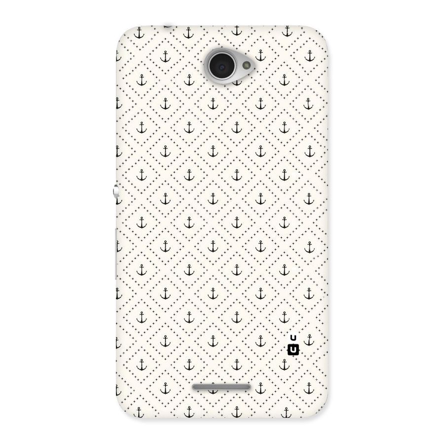 Diamond Anchor Design Back Case for Sony Xperia E4