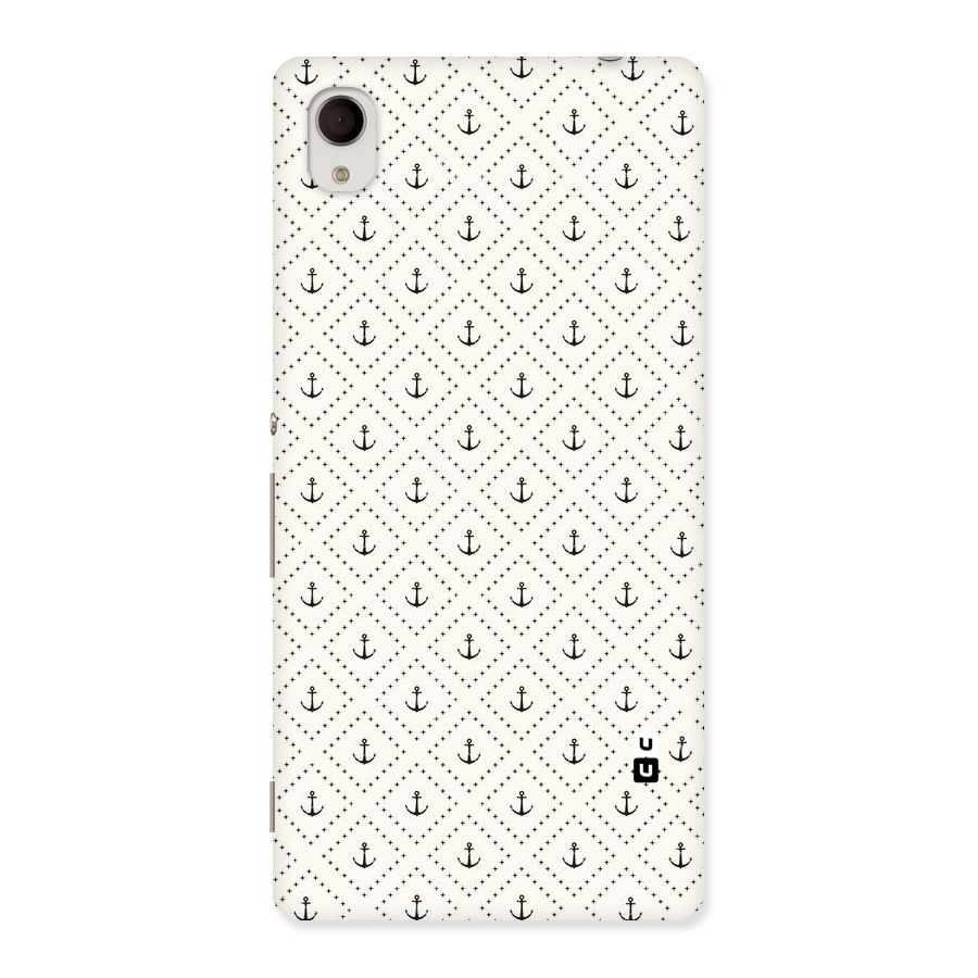 Diamond Anchor Design Back Case for Sony Xperia M4