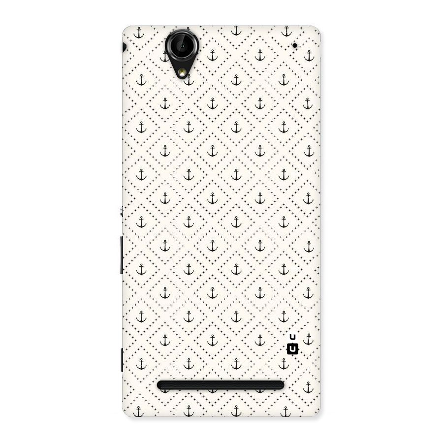 Diamond Anchor Design Back Case for Sony Xperia T2