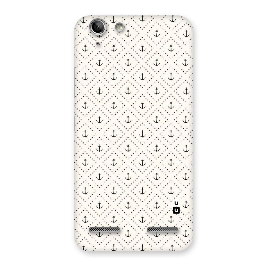 Diamond Anchor Design Back Case for Vibe K5 Plus