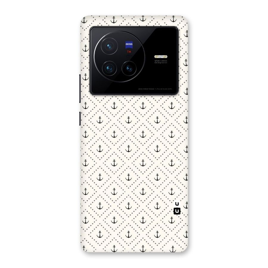 Diamond Anchor Design Back Case for Vivo X80