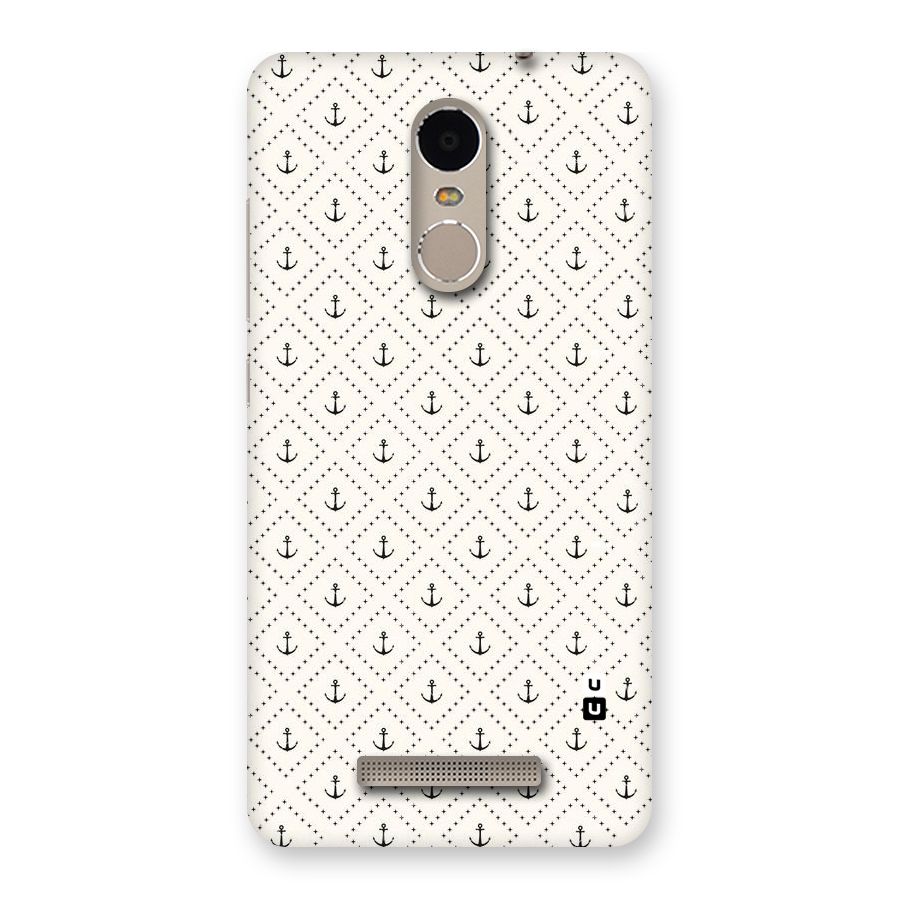 Diamond Anchor Design Back Case for Xiaomi Redmi Note 3