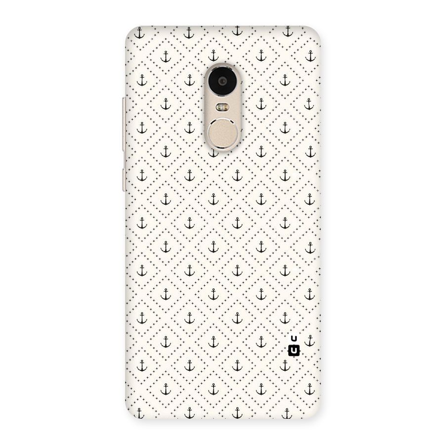 Diamond Anchor Design Back Case for Xiaomi Redmi Note 4