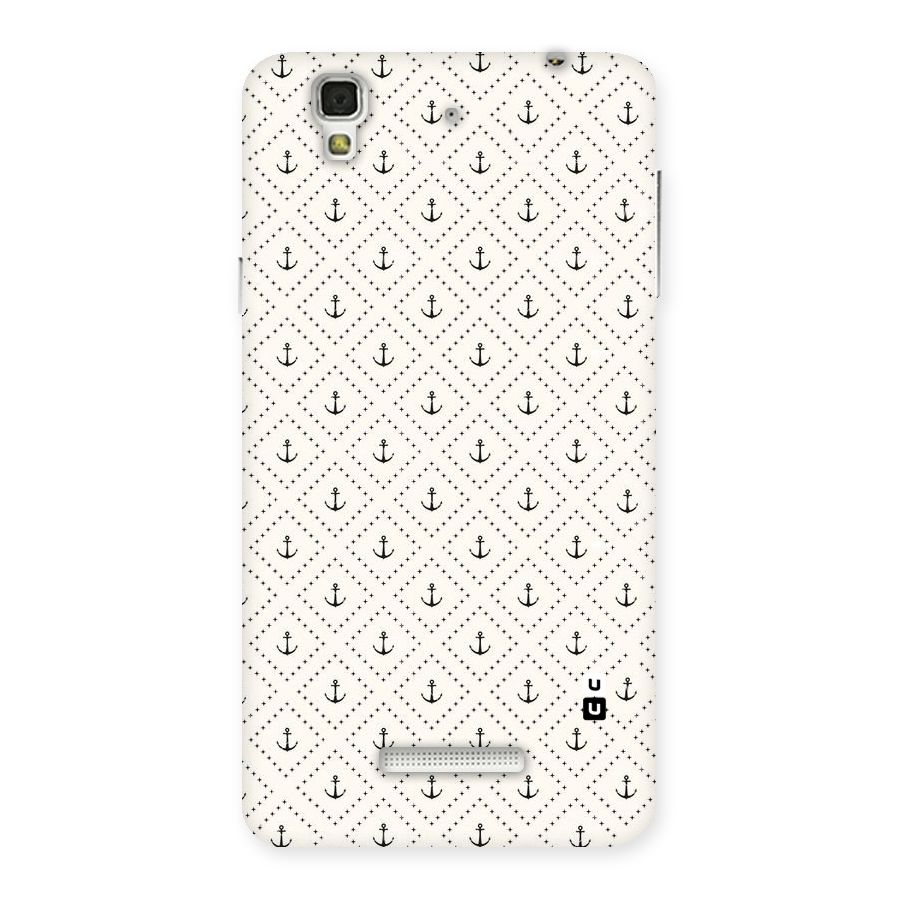 Diamond Anchor Design Back Case for YU Yureka Plus
