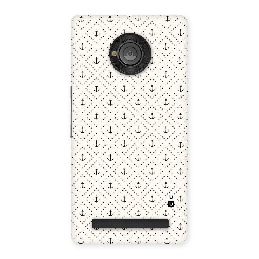 Diamond Anchor Design Back Case for Yu Yuphoria