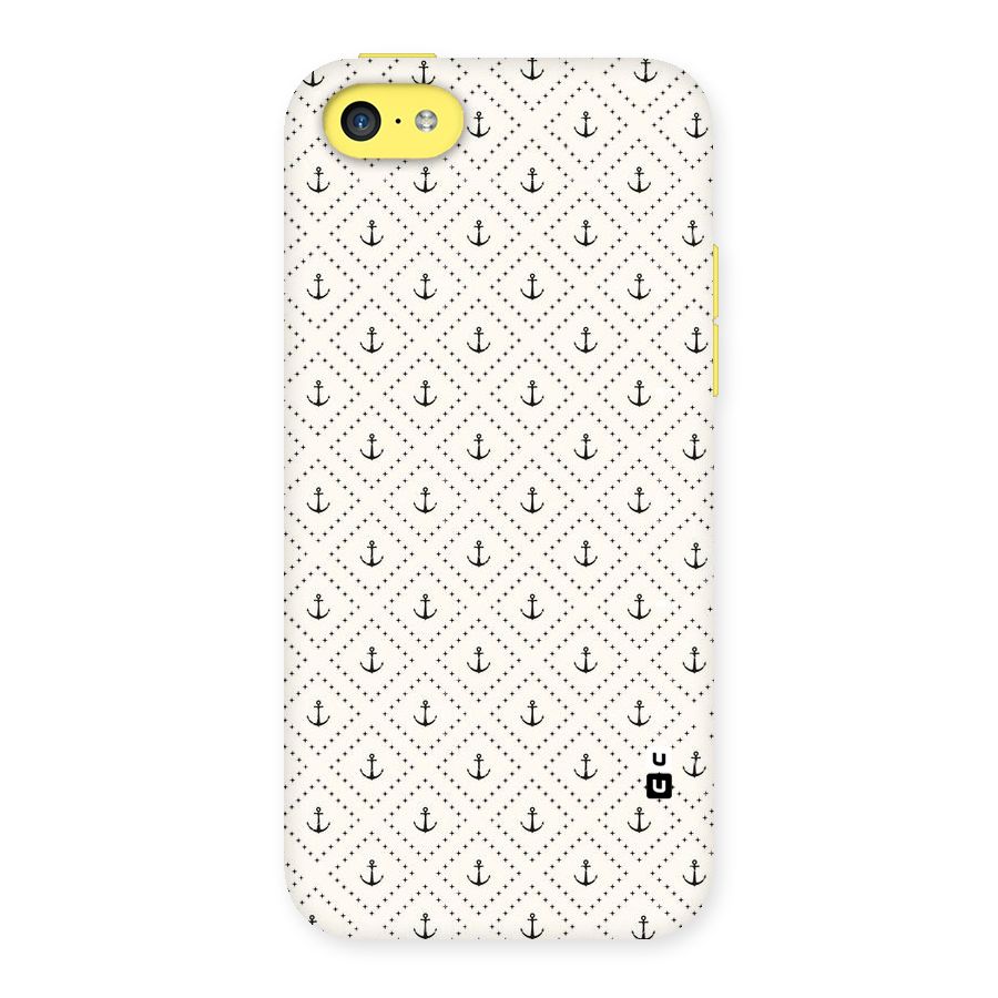 Diamond Anchor Design Back Case for iPhone 5C