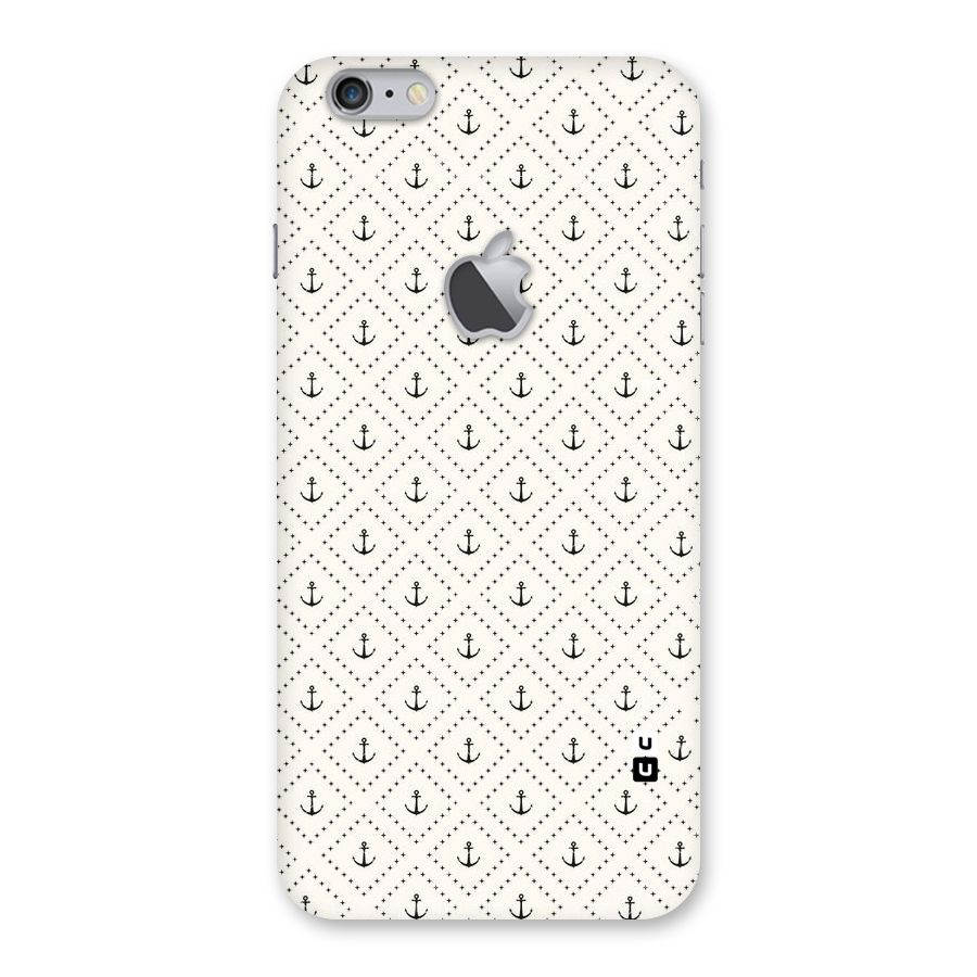 Diamond Anchor Design Back Case for iPhone 6 Plus 6S Plus Logo Cut