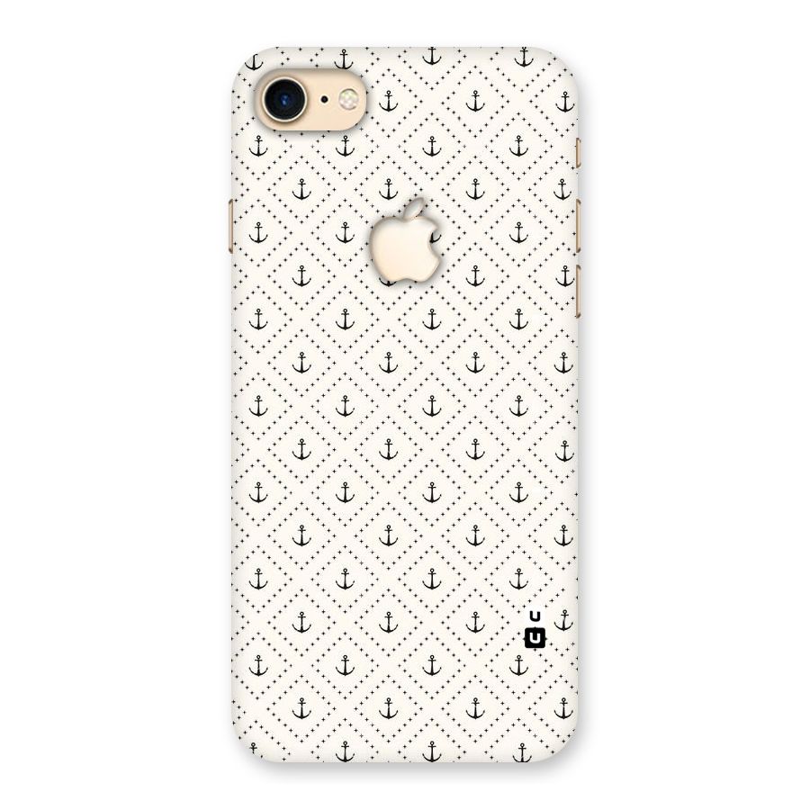 Diamond Anchor Design Back Case for iPhone 7 Apple Cut