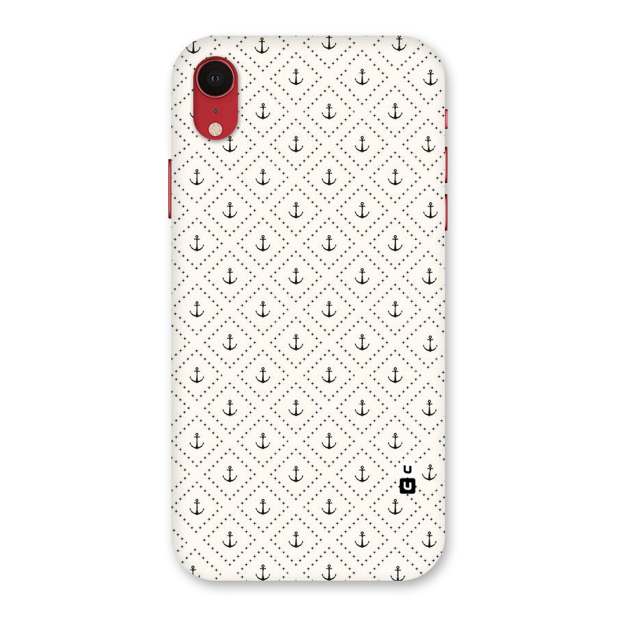 Diamond Anchor Design Back Case for iPhone XR