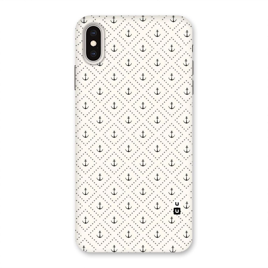 Diamond Anchor Design Back Case for iPhone XS Max