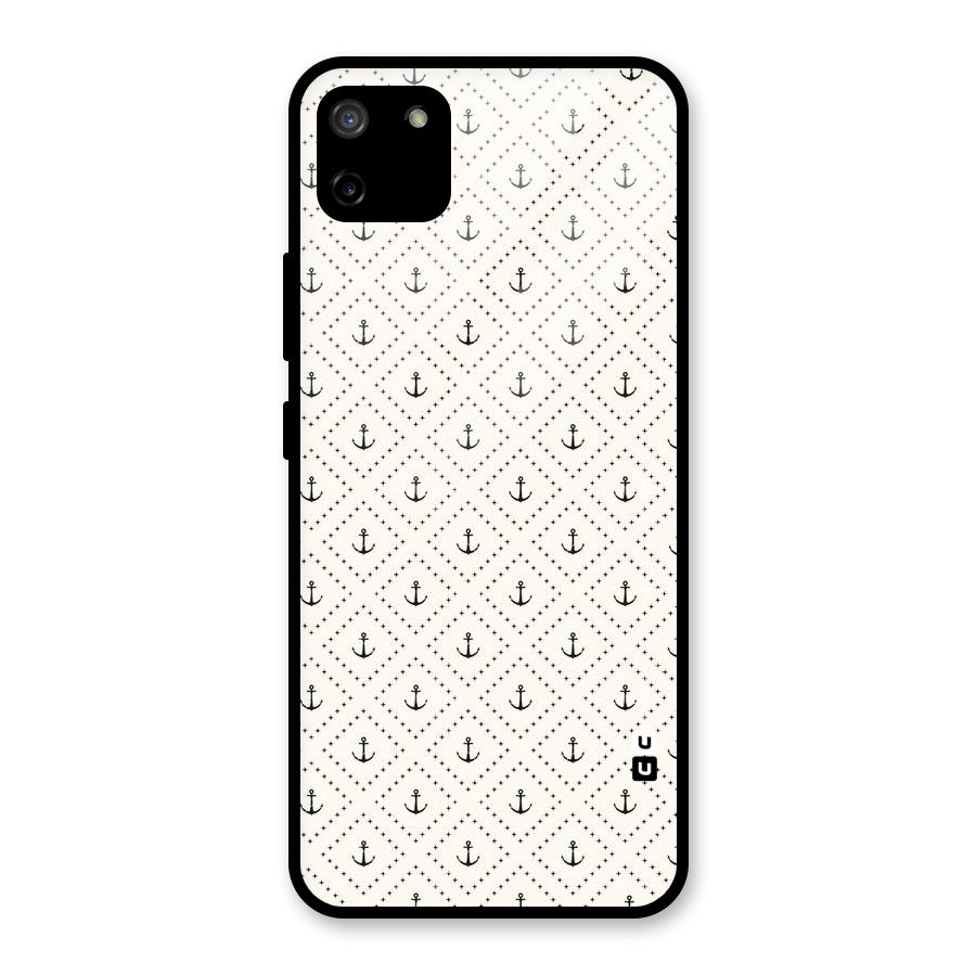 Diamond Anchor Design Glass Back Case for Realme C11