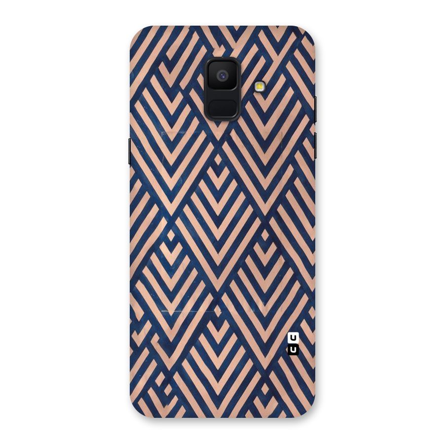 Diamond Blues Back Case for Galaxy A6 (2018)