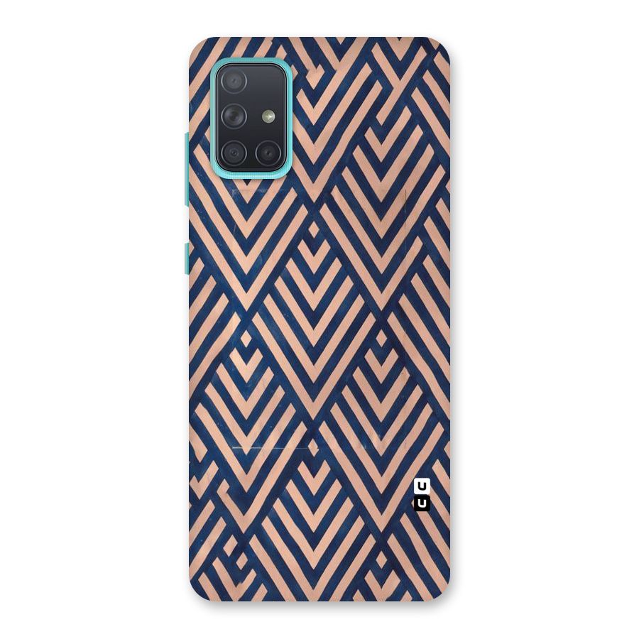 Diamond Blues Back Case for Galaxy A71
