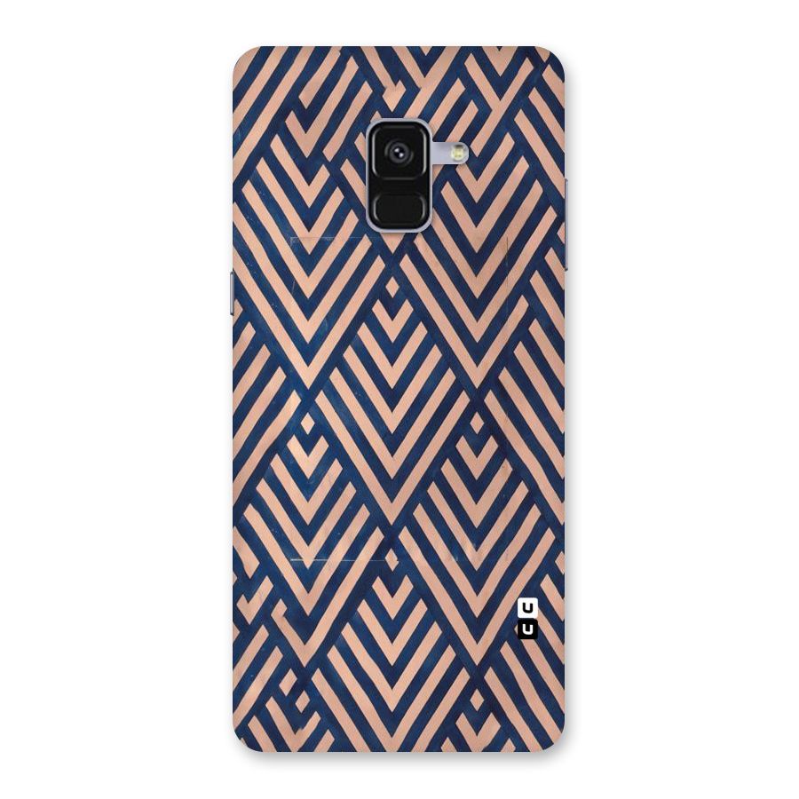 Diamond Blues Back Case for Galaxy A8 Plus