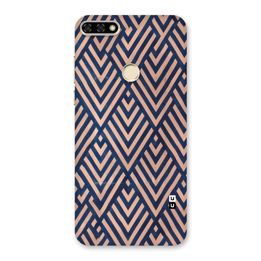 Diamond Blues Back Case for Honor 7A