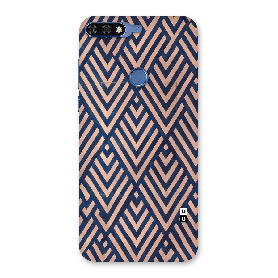 Diamond Blues Back Case for Honor 7C