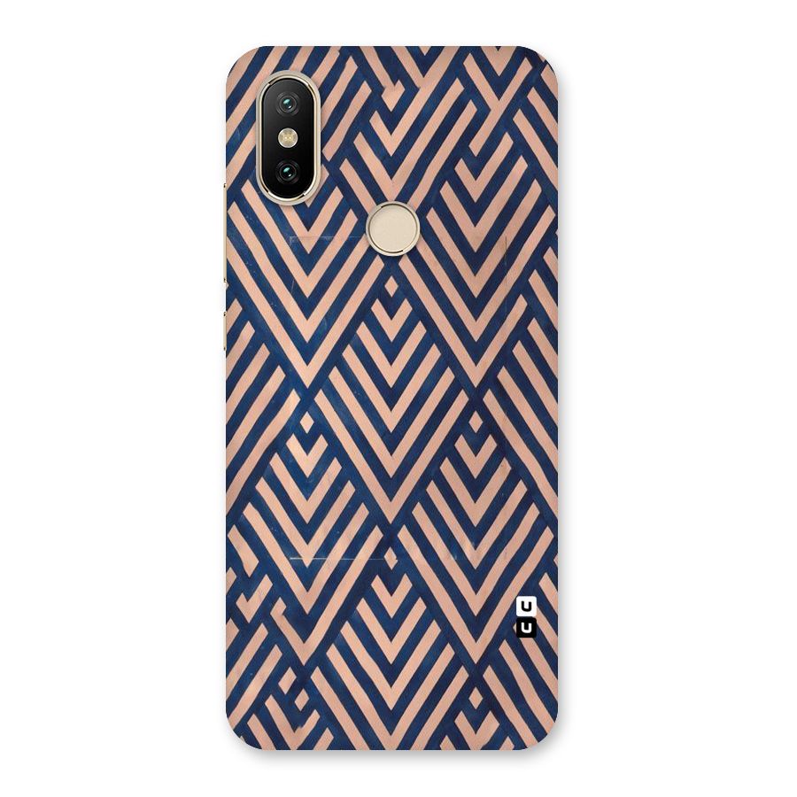 Diamond Blues Back Case for Mi A2