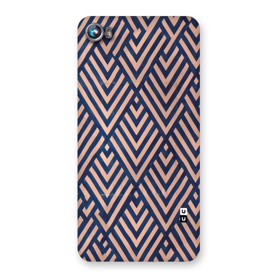 Diamond Blues Back Case for Micromax Canvas Fire 4 A107