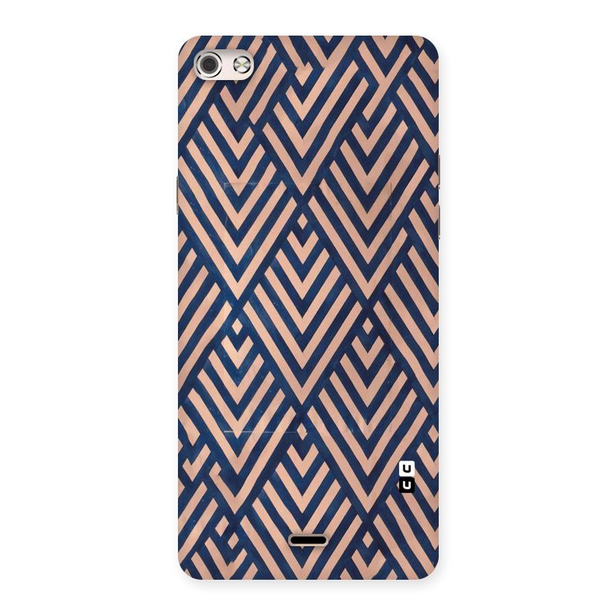 Diamond Blues Back Case for Micromax Canvas Silver 5