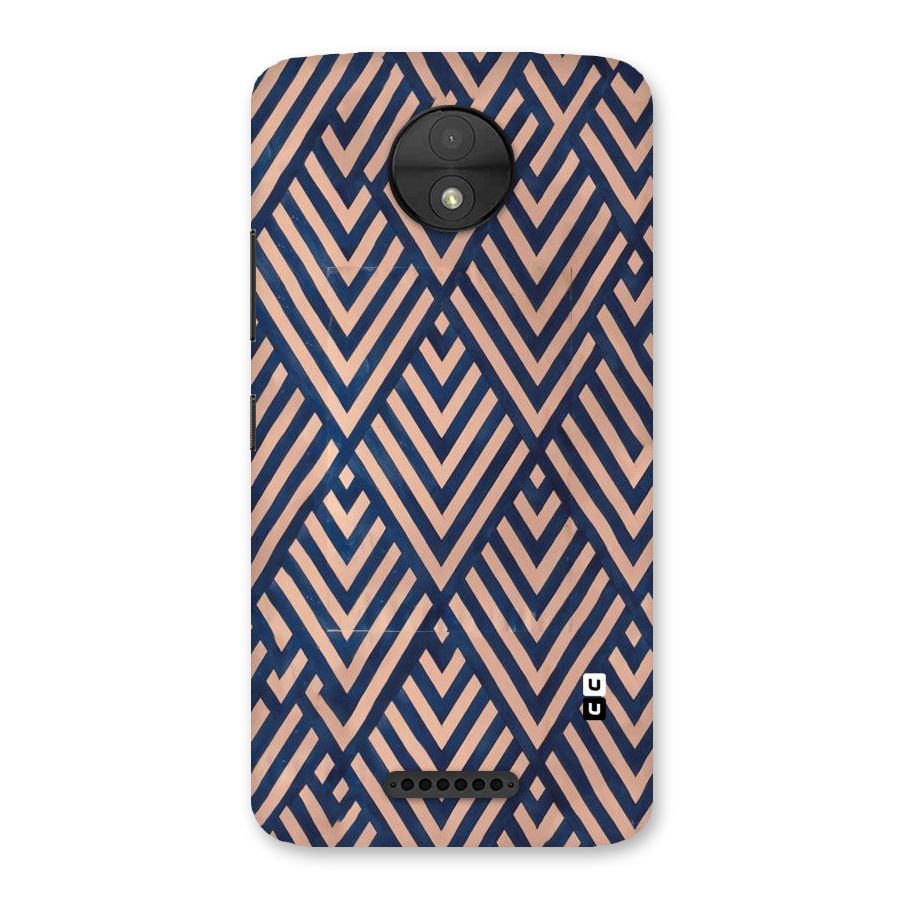 Diamond Blues Back Case for Moto C