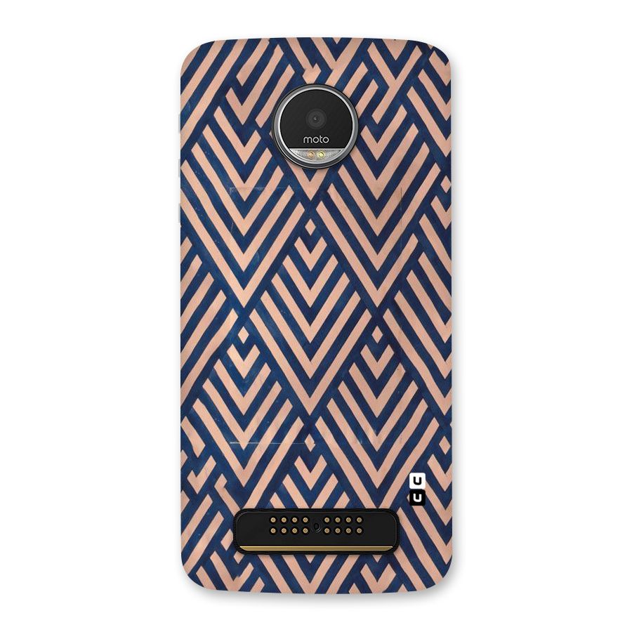 Diamond Blues Back Case for Moto Z Play