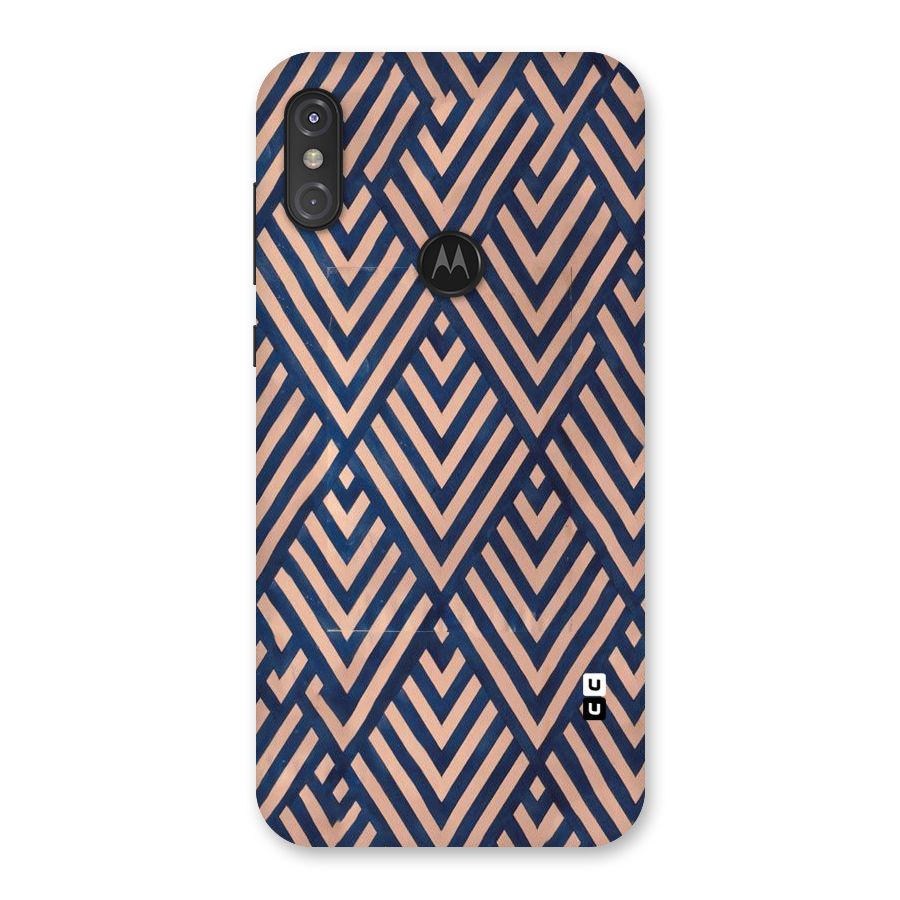 Diamond Blues Back Case for Motorola One Power