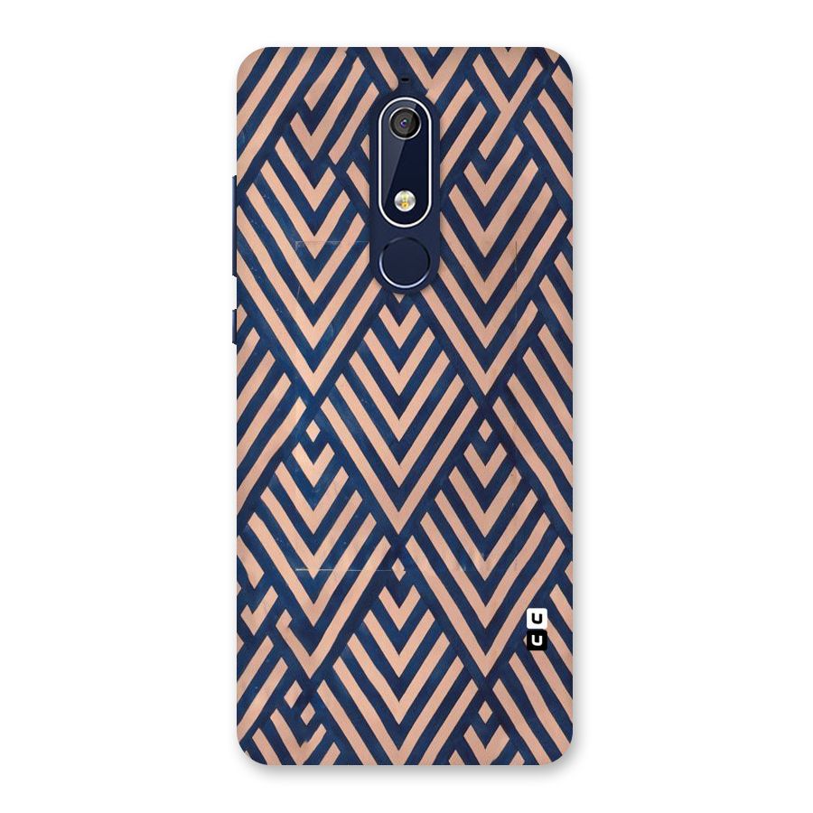Diamond Blues Back Case for Nokia 5.1