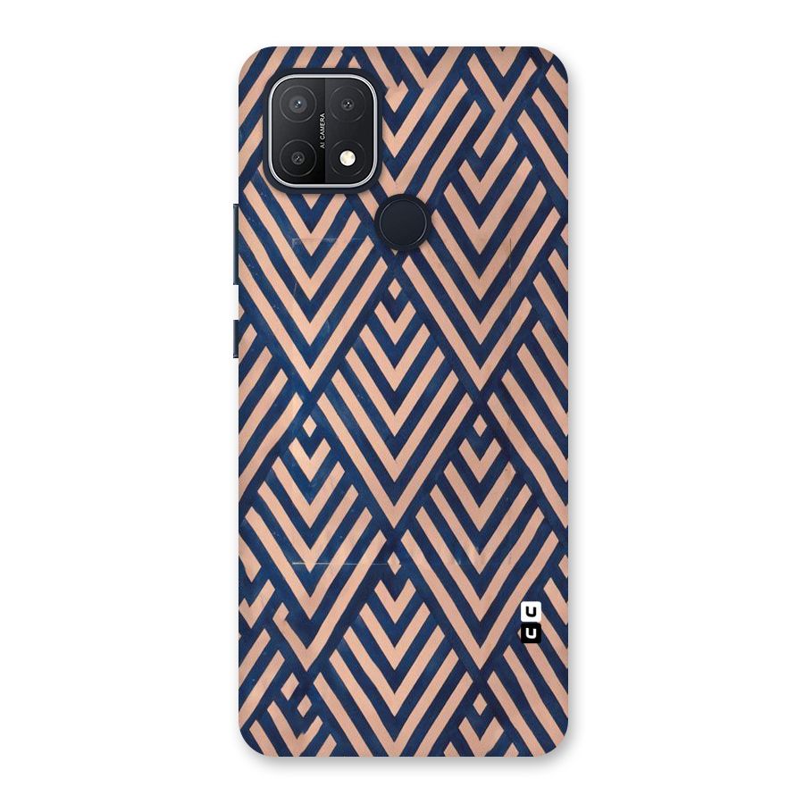 Diamond Blues Back Case for Oppo A15s